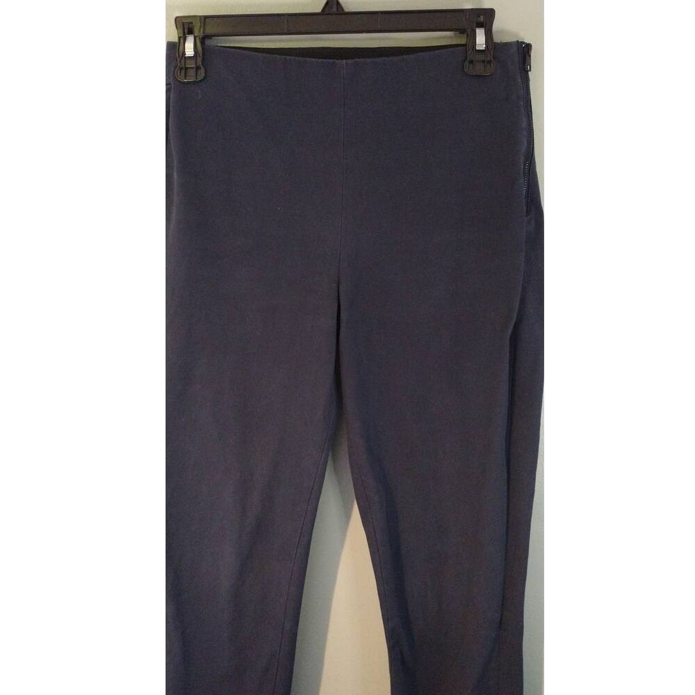 Everlane Pants High Rise Stretch Trouser Black Women's Size‎ 4 Curvy Fit Cropped
